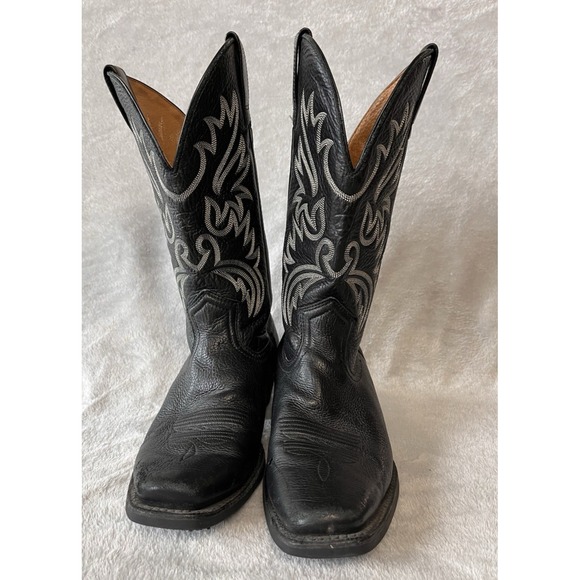 Ariat Mens Legend Western Performance Boots Black Square Toe SZ 8.5 EE - Picture 3 of 7